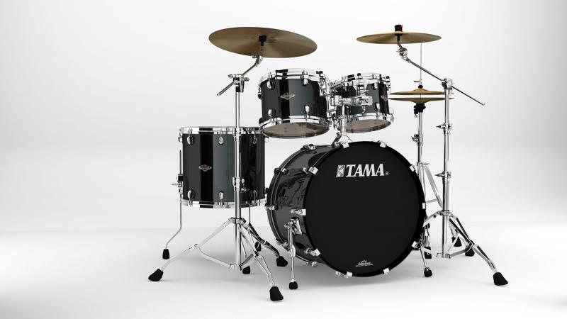 Starclassic Walnut/Birch 4-shellkit - WBS42S-PBK, lackerade i Piano Black finish