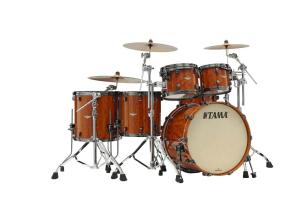 Tama Starclassic Limited Bubinga, Figured African Cherry Bubinga med Black Nickel Hardware