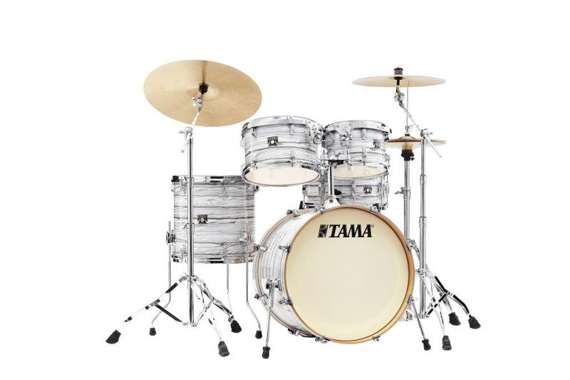 Trumset Superstar Classic - CK50RS-ICA, klädda lönnstommar i Ice Ash Wrap finish