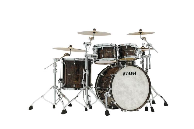 Tama Star Maple 4-pc Shelll Kit, Charcoal Brown Paraiso, TM42RZSS-CBP