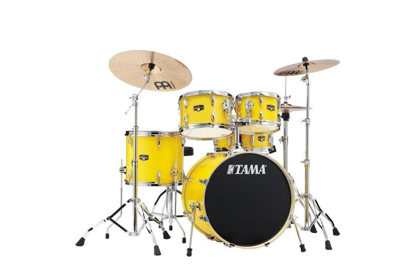 TAMA IMPERIALSTAR IP50H6WC-ELY, klädda i Electro Yellow finish, Chrome Hardware