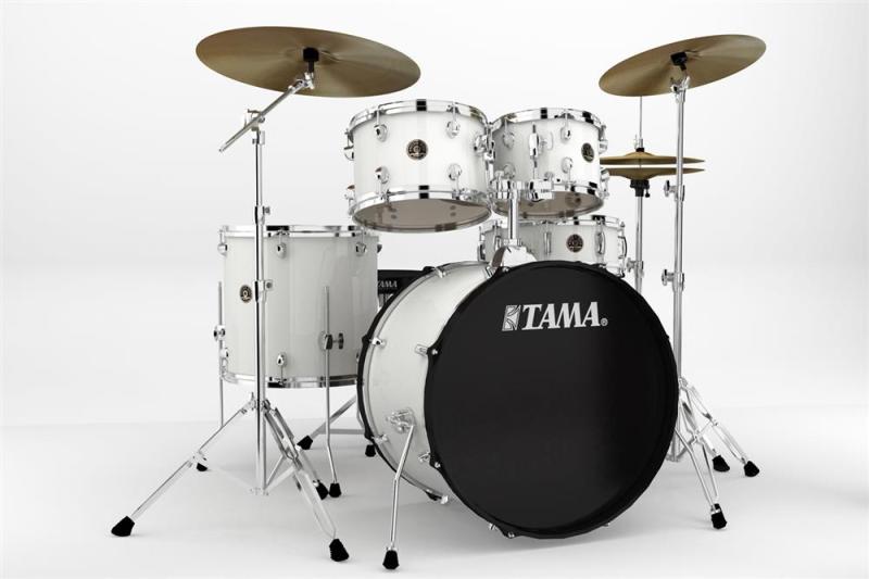 Tama 5-del 22'' set, 6 pcs H/W kit. Utan cymbaler White, RM52KH6-WH