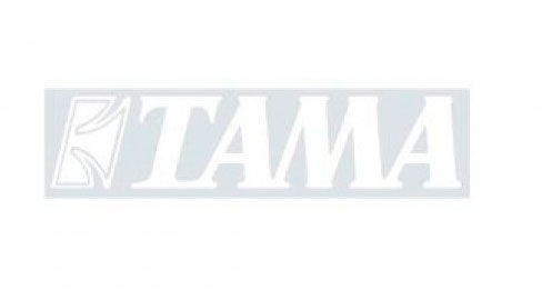TAMA Logo Sticker - TLS70WH