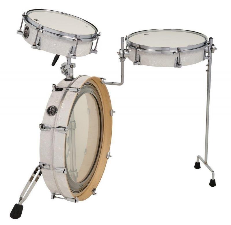 Drum Workshop Shell set Performance Low Pro Kit White Marine, DRKTPFC03RKWM