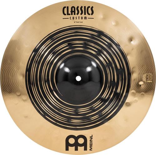 Meinl 16" Classics Custom Dual Crash,CC16DUC, CC16DUC