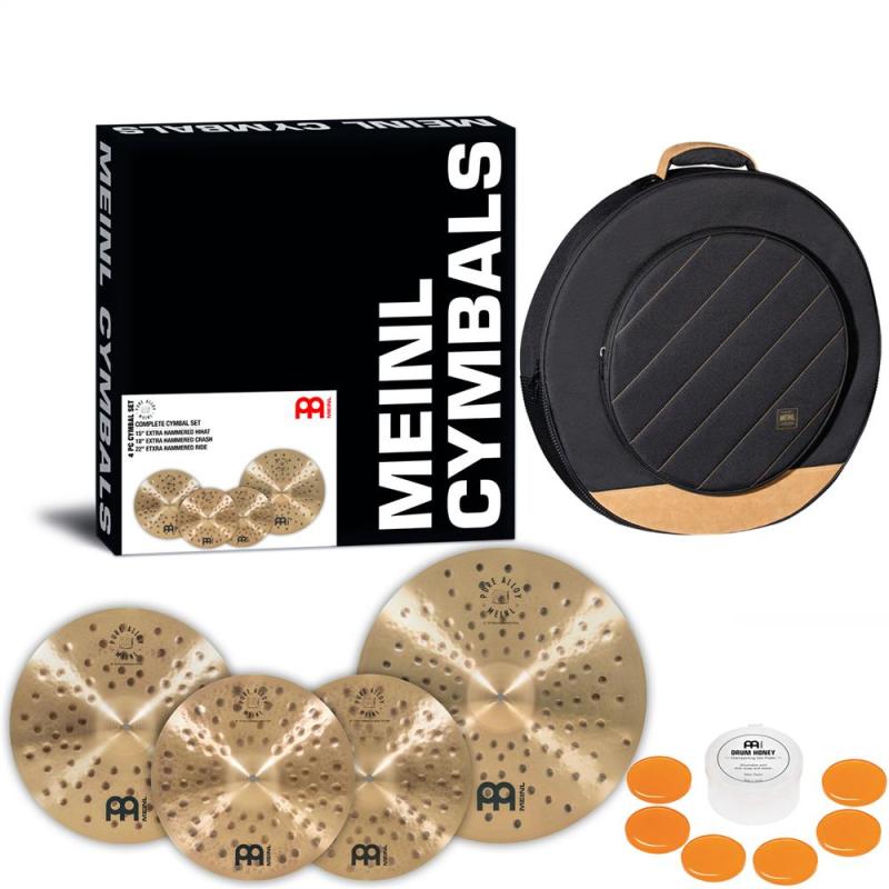 Meinl Pure Alloy set X-Hammered, 15H/18C/22 m/bag + MDH, PA-CS1-PACK