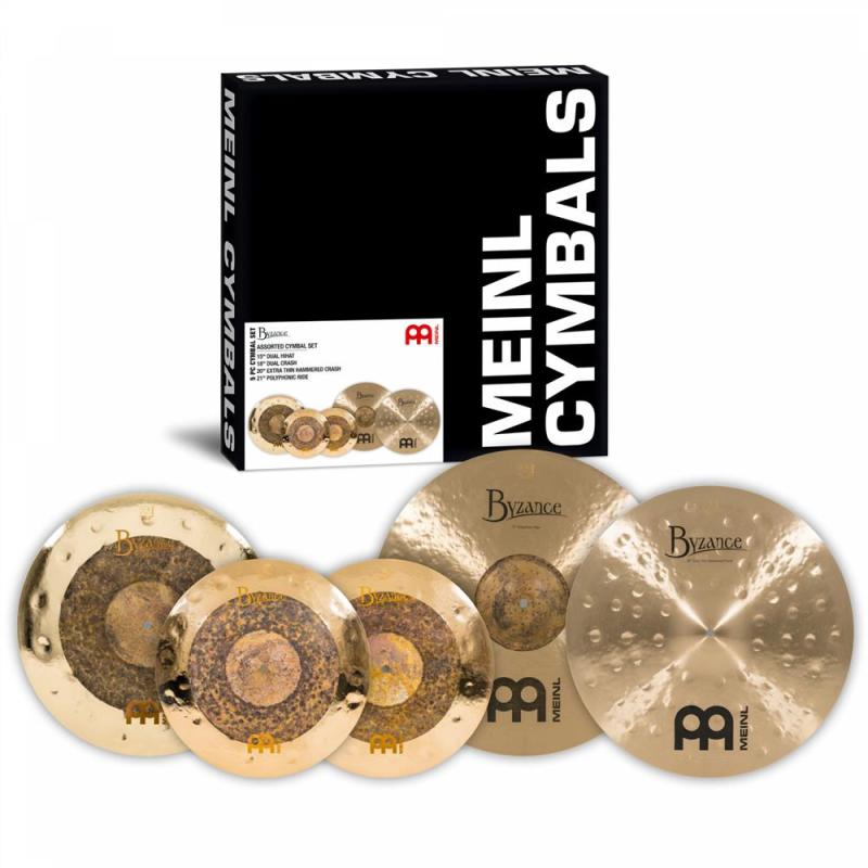 Meinl Byzance Assorted Cymbal Set, 15H/18C/20C/21R, B15182021