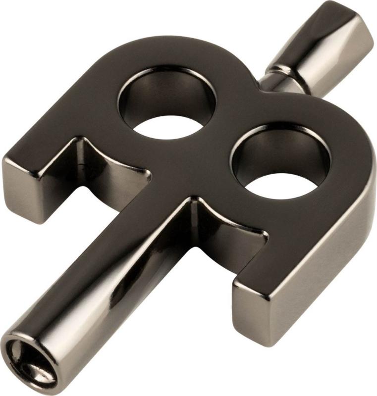 Meinl Percussion Meinl Kinetic Tuning Key, Nickel Plated Black, SB501