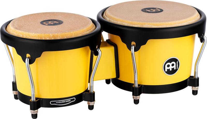 Meinl Percussion Bongo, Journey Series, ABS 6½ + 7½, Yellow, HB50IY