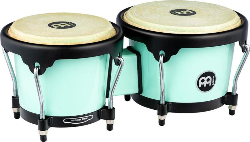 Meinl Percussion Bongo, Journey Series, ABS 6½ + 7½, Seafoam Green,