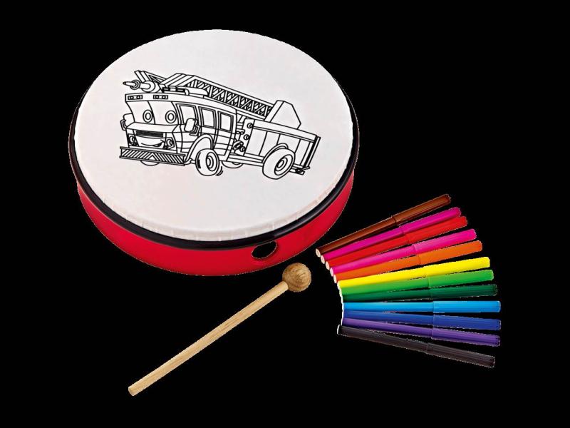 NINO Percussion Handtrumma 10'' m.klubba, pennor, NINO5FT