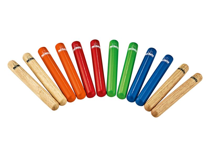 Claves 6-pair pack, Colored