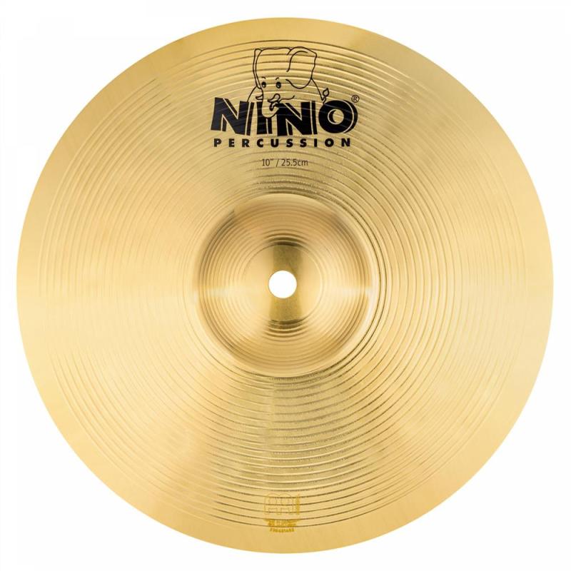NINO Percussion 10'' Marching Cymbals brass, NINO-BR25