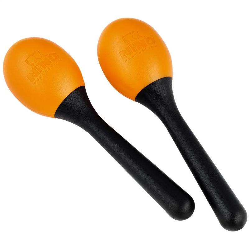 NINO Percussion Plast Maracas, Orange, NINO569OR