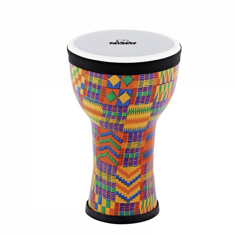 NINO Percussion 6" Elements Mini Djembe - Kenyan Quilt, NINO-EMDJ-KQ