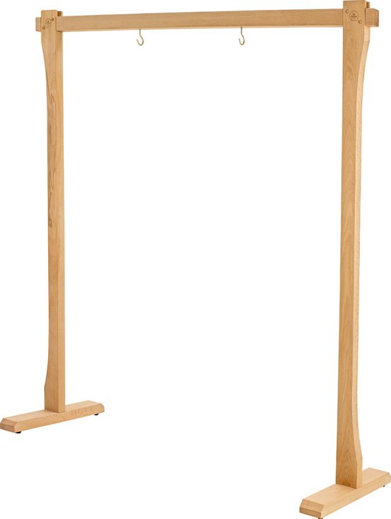 Gong Stand, X-Large, Beech Wood, up to 50''/127cm Gong