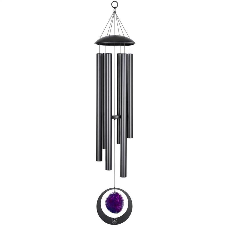 Meinl Percussion Purple Agate Meditation Chime 50" height,, A-Major, MCDT50ABK