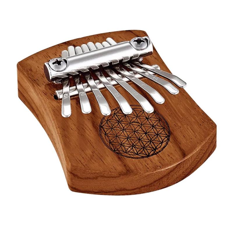 Meinl Percussion Kalimba Mini Solid, C Major 8-Notes, Red Zebrawood, KL802FOL