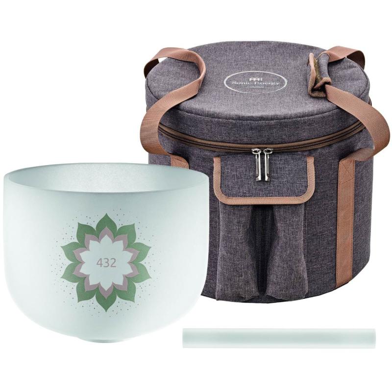 Meinl Percussion Lotus Flower Crystal Sing. Bowl 9'', Note A4, Brow, CSB432LF