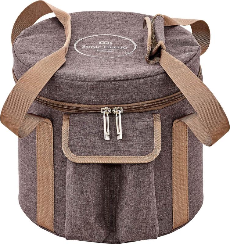 Meinl Percussion Crystal Singing Bowl Bag 10'', Brown, CSBB10BR