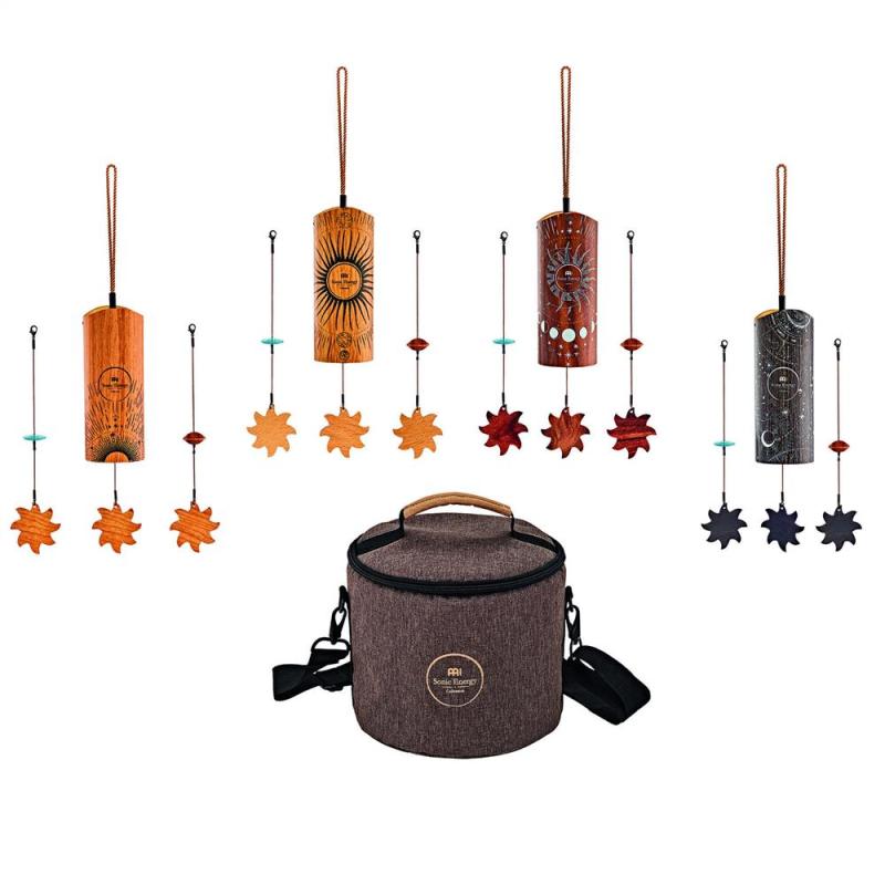 Meinl Percussion Cosmic Bamboo Chime Set, 4 pcs., Carrying bag, CBCSET