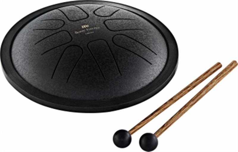 Meinl Percussion Small Steel Tongue Drum, F Minor, Black, SSTD1BK