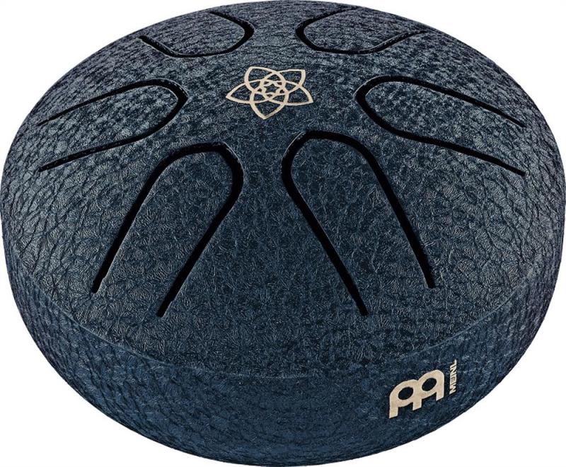 Meinl Percussion Pocket Steel Tongue Drum, A Major, Navy Blue,, PSTD2NBVF