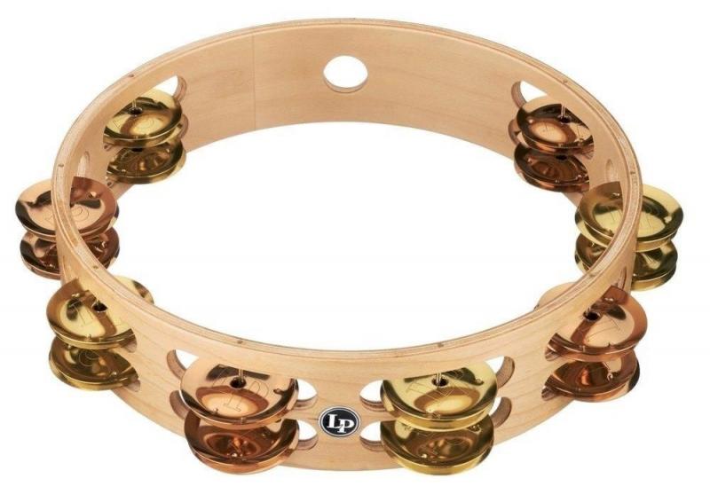 Latin Percussion Tambourine Pro 10 in Double Row LP380B-BB, LP380B-BB