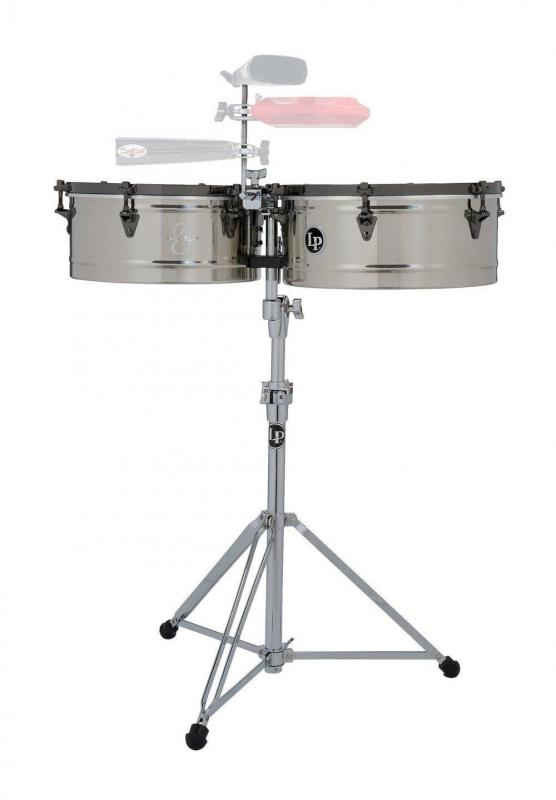 Latin Percussion Timbales E-Class Stainless Steel 14''/15'', LP1415-EC