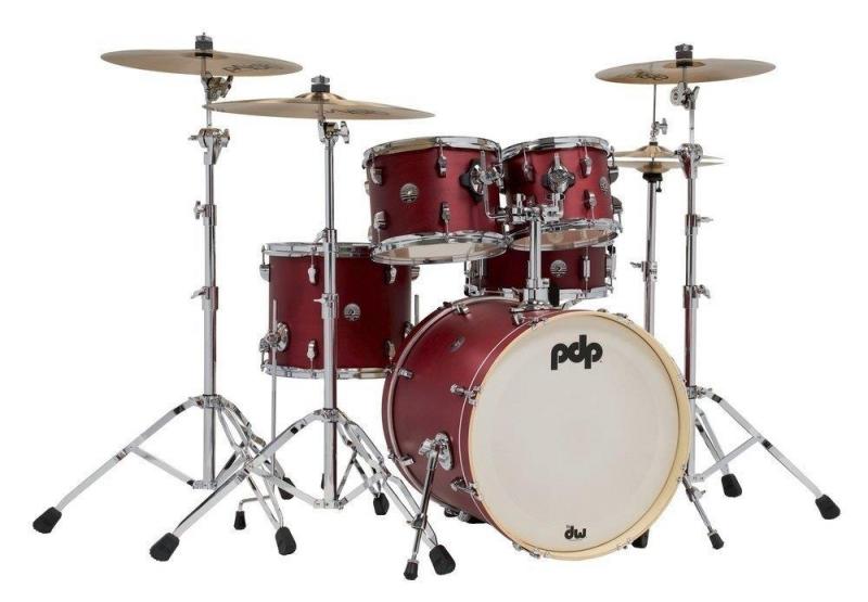 PDP by DW Shell set Spectrum Series Cherry Stain