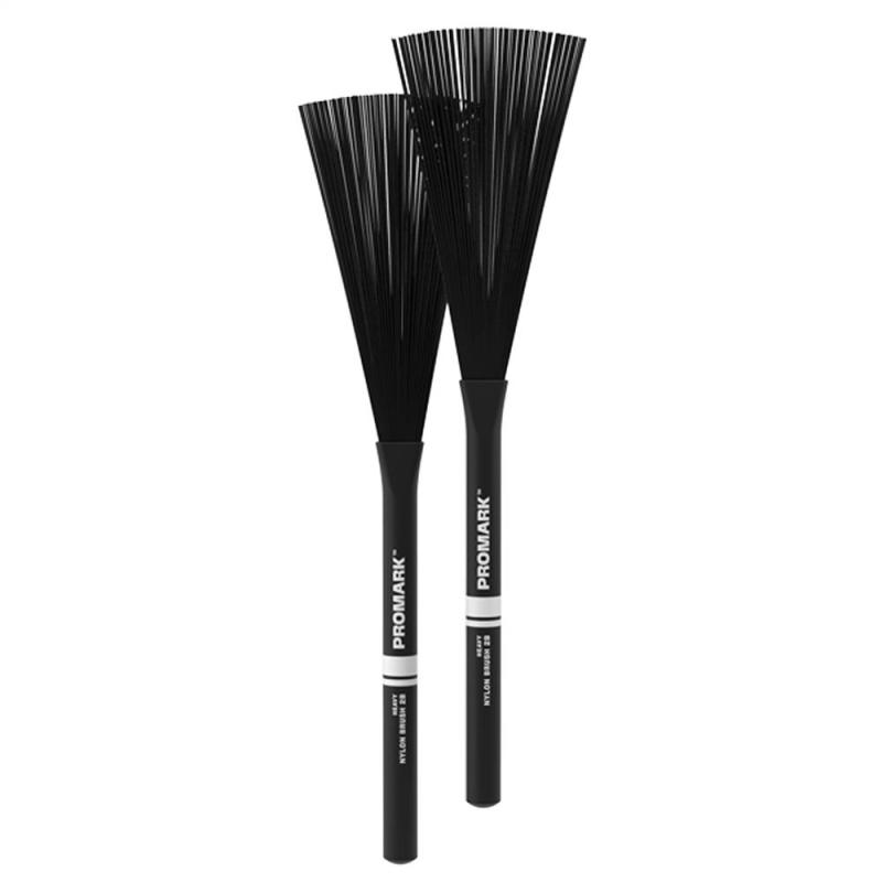 Promark Heavy Nylon Brushes 2B Black, PMNB2B
