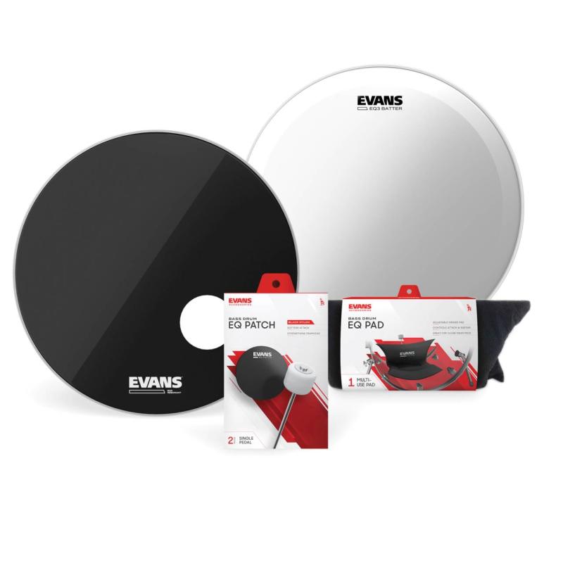 Evans EQ3 set Clear/Black BD22B3, BD22B3