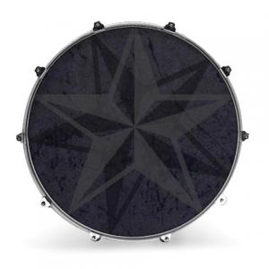 22" Evans Inked - LAYERED STARS