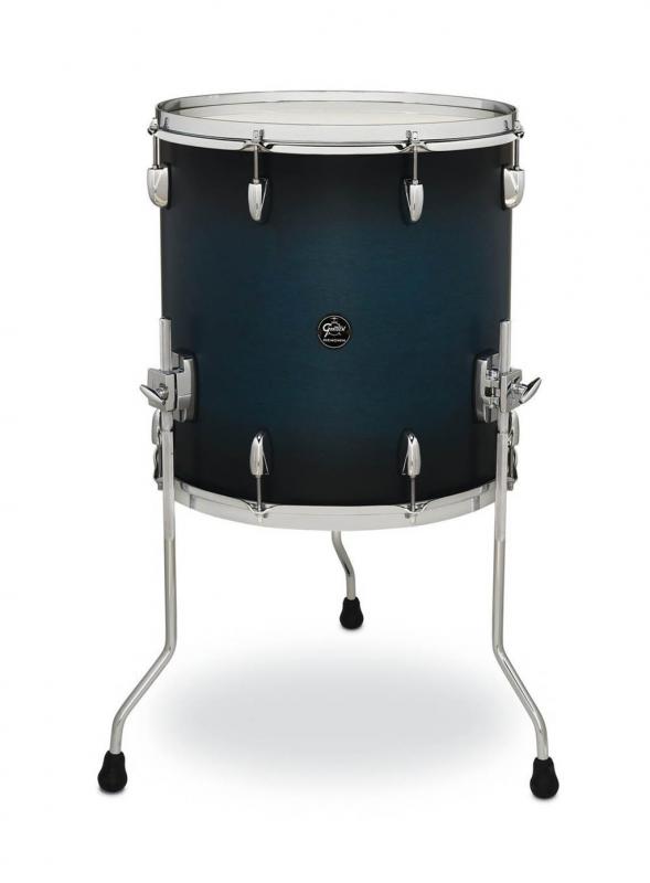 Gretsch Floor Tom Renown Maple, Satin Antique Blue Burst