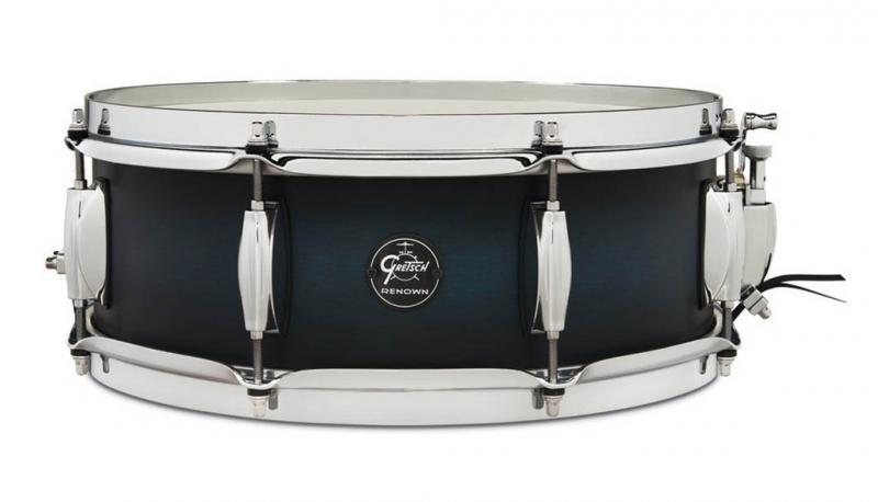 Gretsch Snare Drum Renown Maple, Satin Antique Blue Burst