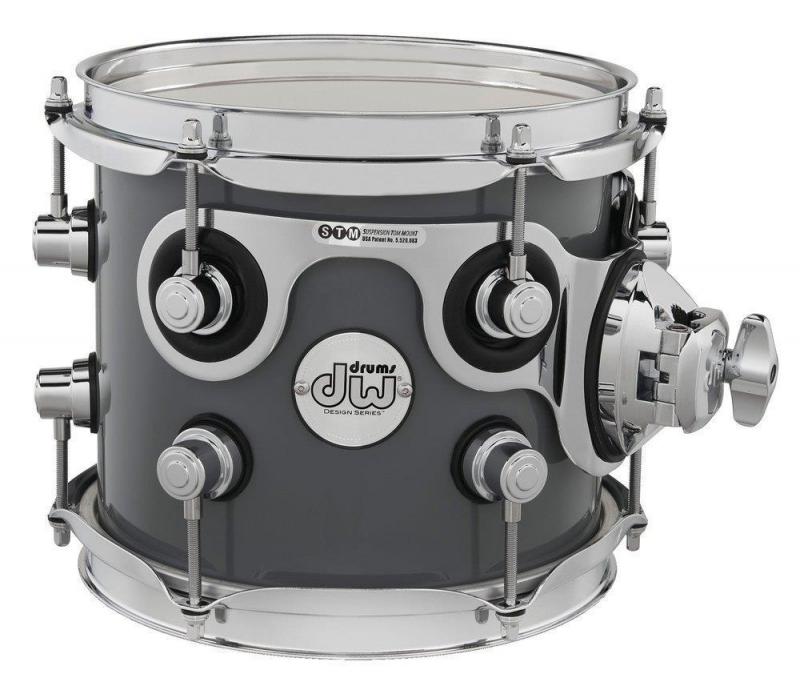 Drum Workshop Tom Tom Design Steel Gray, DDLG0708STSG