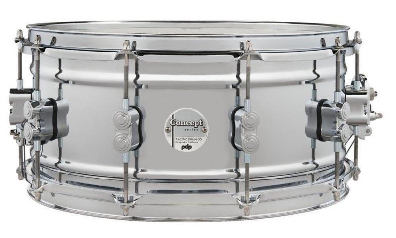 PDP by DW Snare Drum Concept Chrome Over Steel 14x6,5'', PDSN6514SSCSC