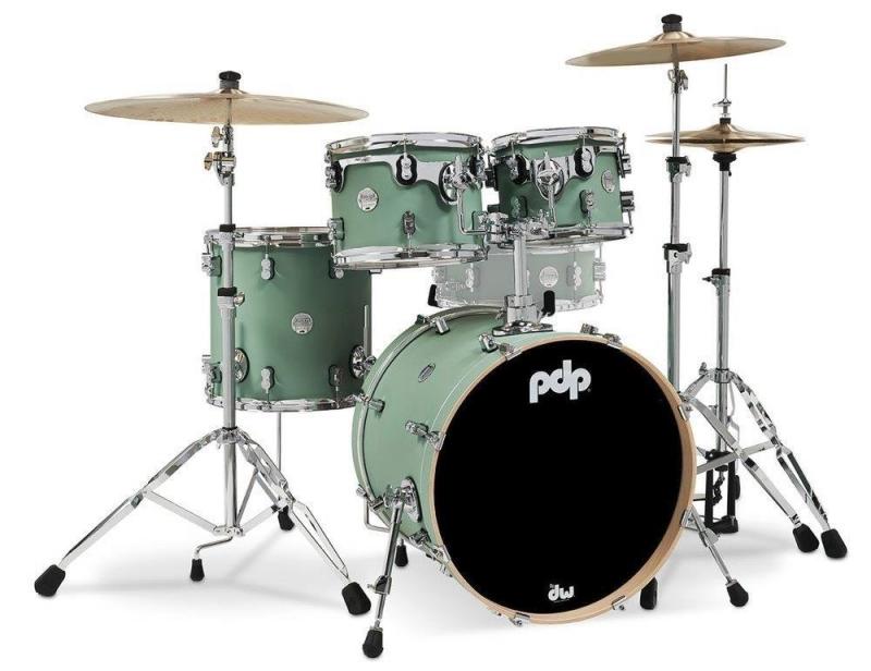 PDP by DW Shell set Concept Maple Finish Ply Satin Seafoam, PDCM20FNSF