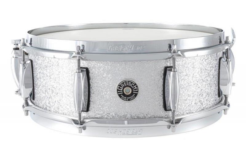 Gretsch Snare Drum USA Brooklyn Silver Sparkle