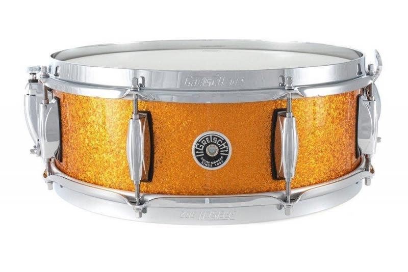 Gretsch Snare Drum USA Brooklyn Gold Sparkle