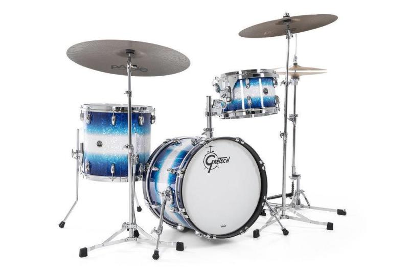 Gretsch Bass Drum USA Brooklyn Blue Burst Pearl