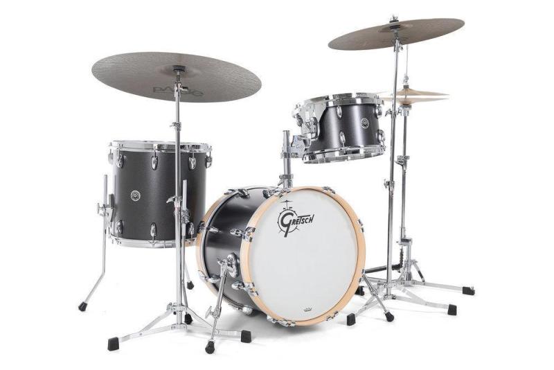 Gretsch Floor Tom USA Brooklyn Satin Black Metallic