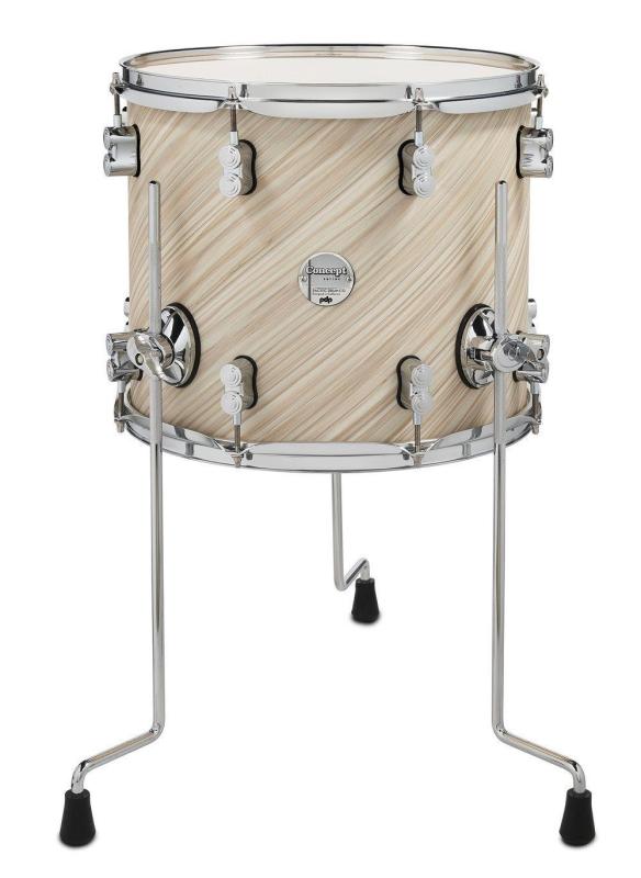 PDP by DW Floor Tom Concept Maple Satin Pewter