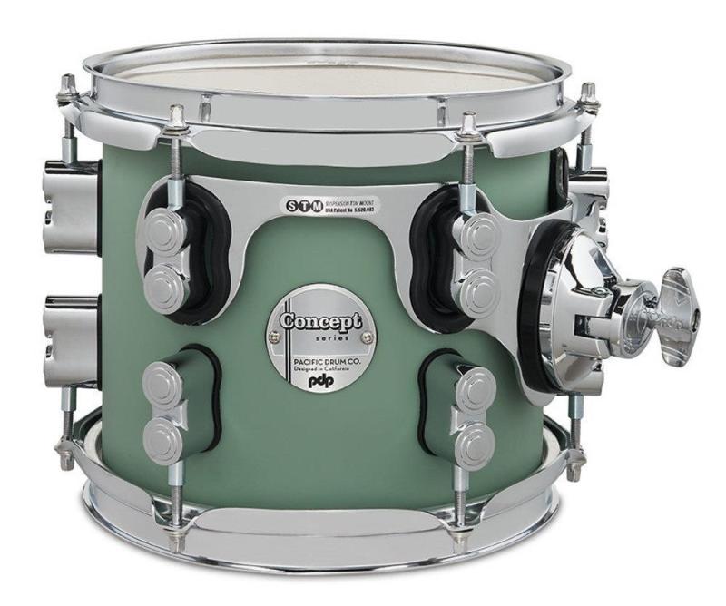 PDP by DW Tom Tom Concept Maple Satin Black