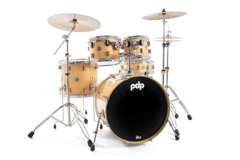 PDP by DW Drum set Concept Maple Red To Black Fade