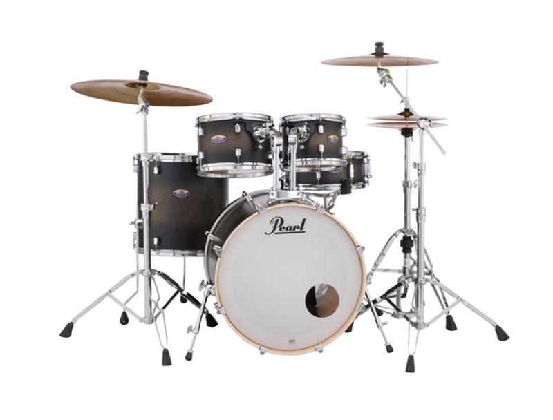 Pearl Decade Maple 22x18 Bass Drum Satin Black Burst