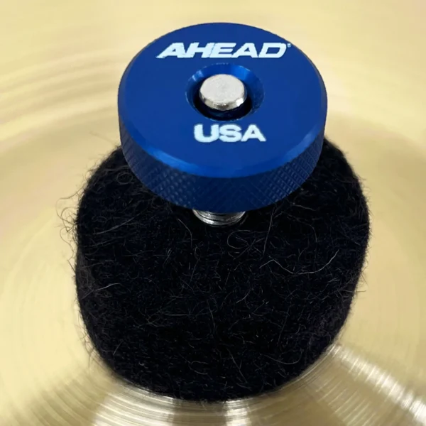Ahead AHSN-BLU Speed Nut Cymbal Toppers – Blue 4pk