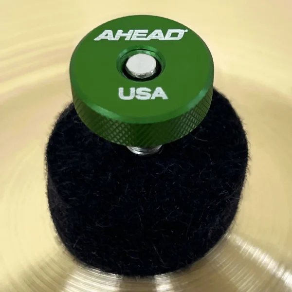 Ahead AHSN-GRN Speed Nut Cymbal Toppers – Green 4pk