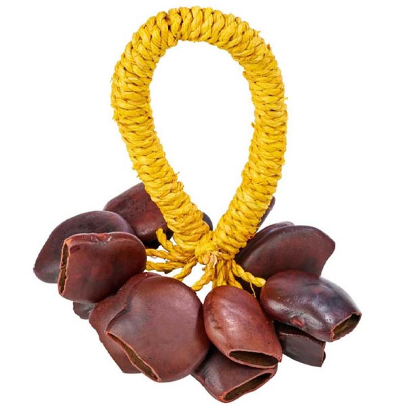 Afroton Rattle – small Juju Beans, rope handle