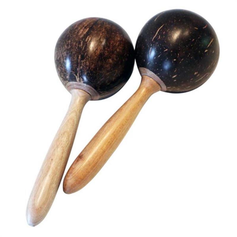 Afroton Coconut Maracas, round (par)